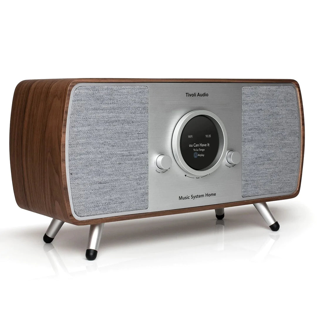 Tivoli Audio Music System Home Generation 2 Wi-Fi / AM / FM / DAB+ / Bluetooth® Hi-fi System-Walnut/Grey-Audio Influence