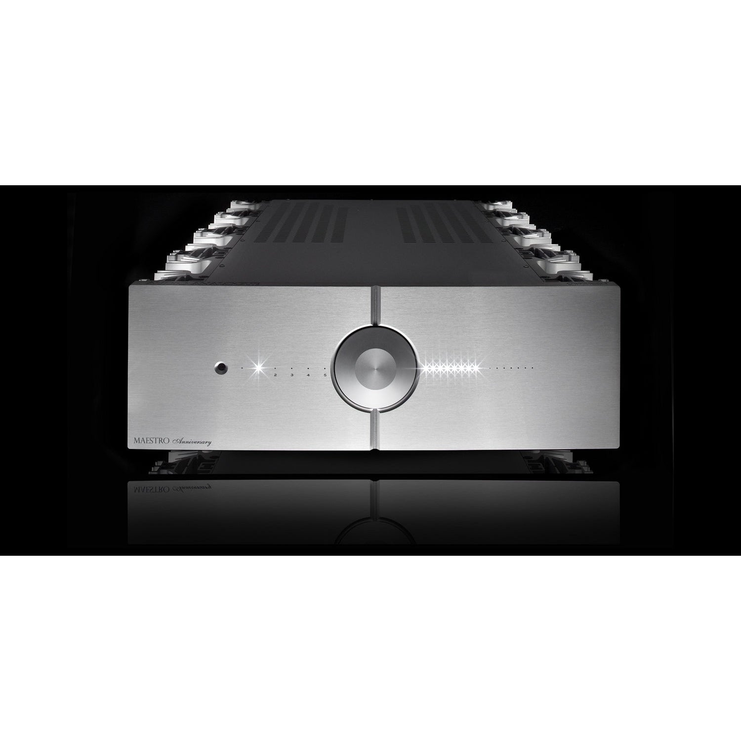 Audio Analogue “Maestro Anniversary” 150W Zero Feedback Integrated Amplifier-Silver Finish-No Thank you-Audio Influence