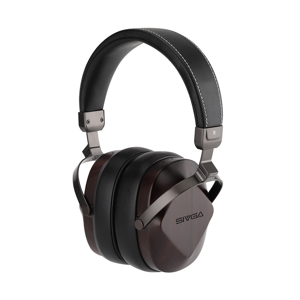 Sivga Audio Oriole Dynamic Driver Over Ear Real Wood Headphone-Black-Audio Influence