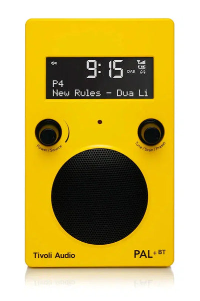 Tivoli Audio PAL+ BT Bluetooth® / DAB+ / FM / Portable radio-Yellow/Black-Audio Influence