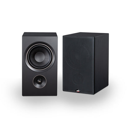 PSB Alpha P5 Bookshelf Speaker Black Ash at Audio Influence