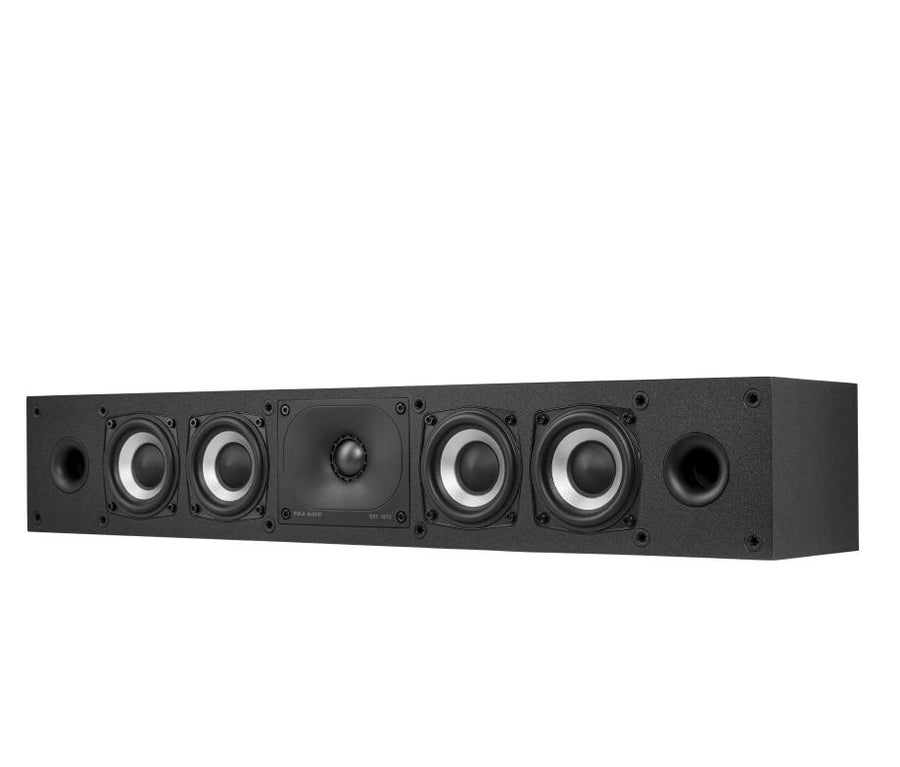 Polk Monitor XT35 Low-Profile, High Resolution Center Channel Loudspeaker Black at Audio Influence