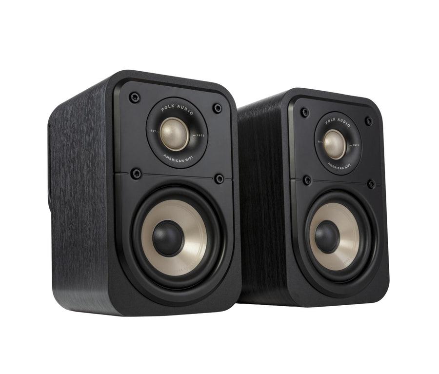 Polk Signature Elite Series ES10 Bookshelf Speakers (pair) Black at Audio Influence