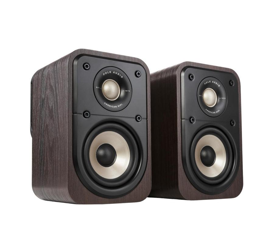 Polk Signature Elite Series ES10 Bookshelf Speakers (pair) Walnut at Audio Influence