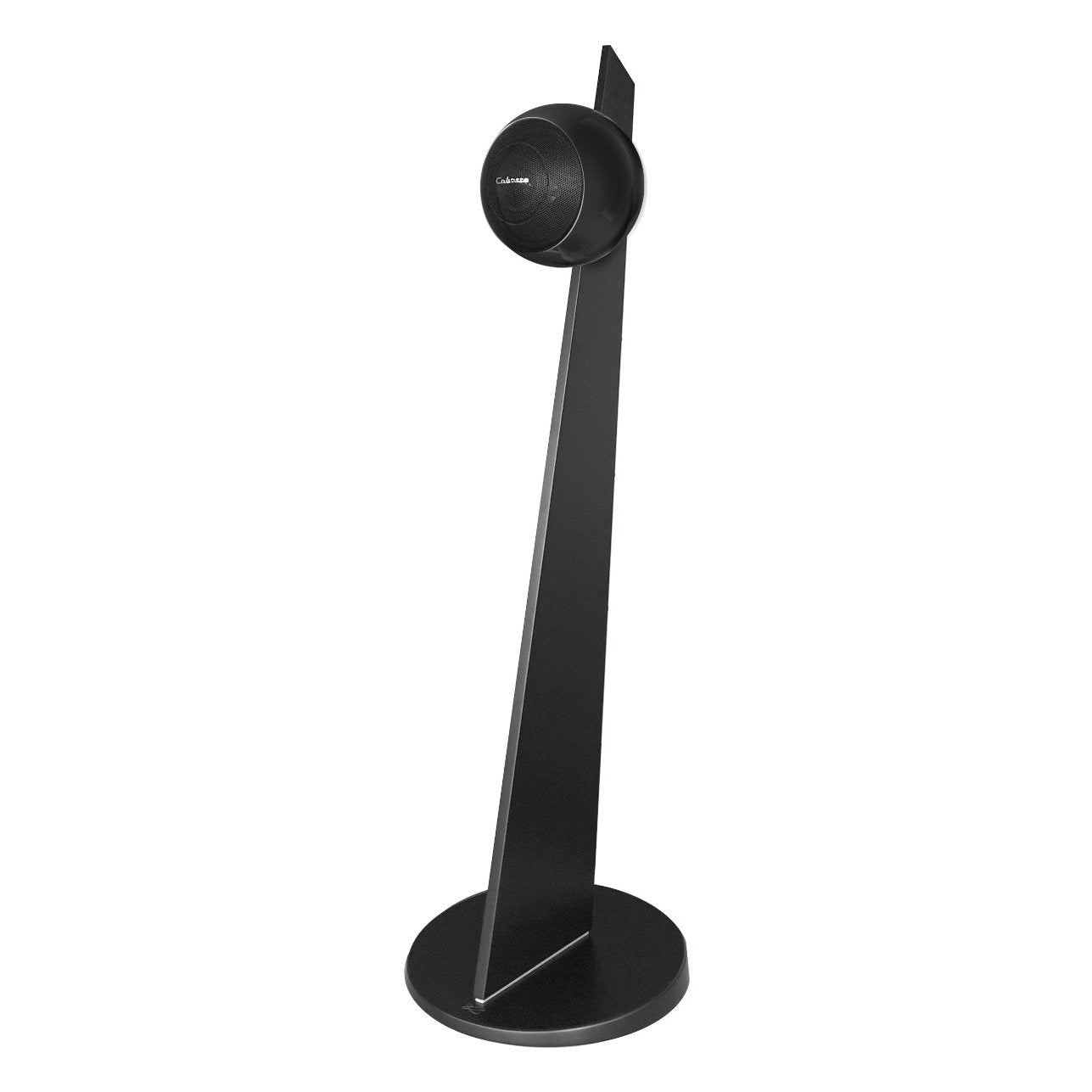 Cabasse Riga 2 Speaker on Floor Stand (pair) Black/Black base by Audio Influence