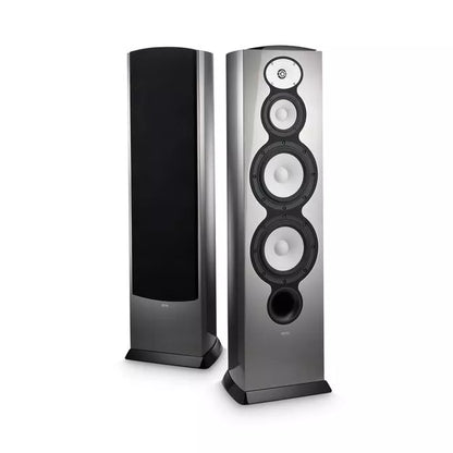 Revel F228Be 3-way Dual 8" Floorstanding Loudspeaker (Pair)-Silver-Yes please-Audio Influence