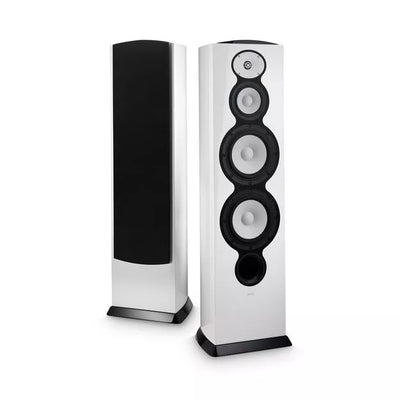 Revel F228Be 3-way Dual 8" Floorstanding Loudspeaker (Pair)-Gloss White-Yes please-Audio Influence