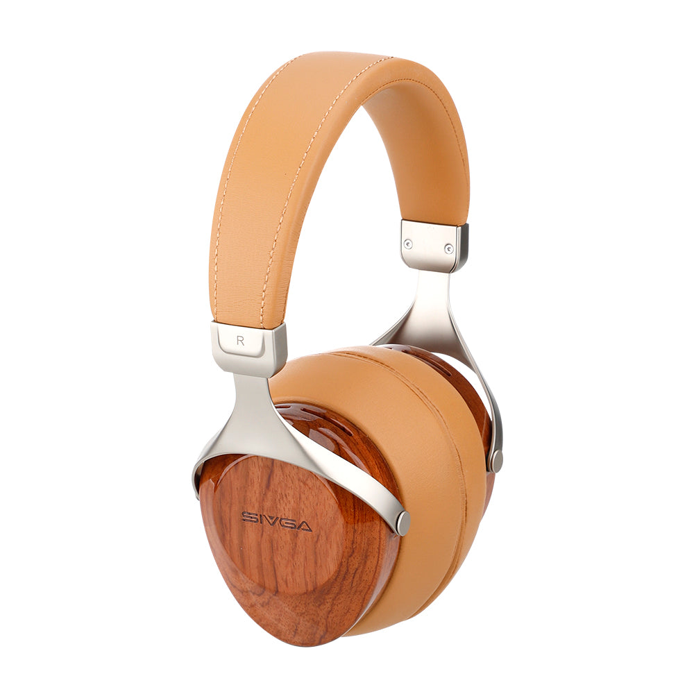 Sivga SV021 Robin Hi-fi Close-back Over-ear Wood Headphone-Brown-Audio Influence