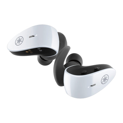 Yamaha TW-ES5A True Wireless Sports Earbuds-White-Audio Influence