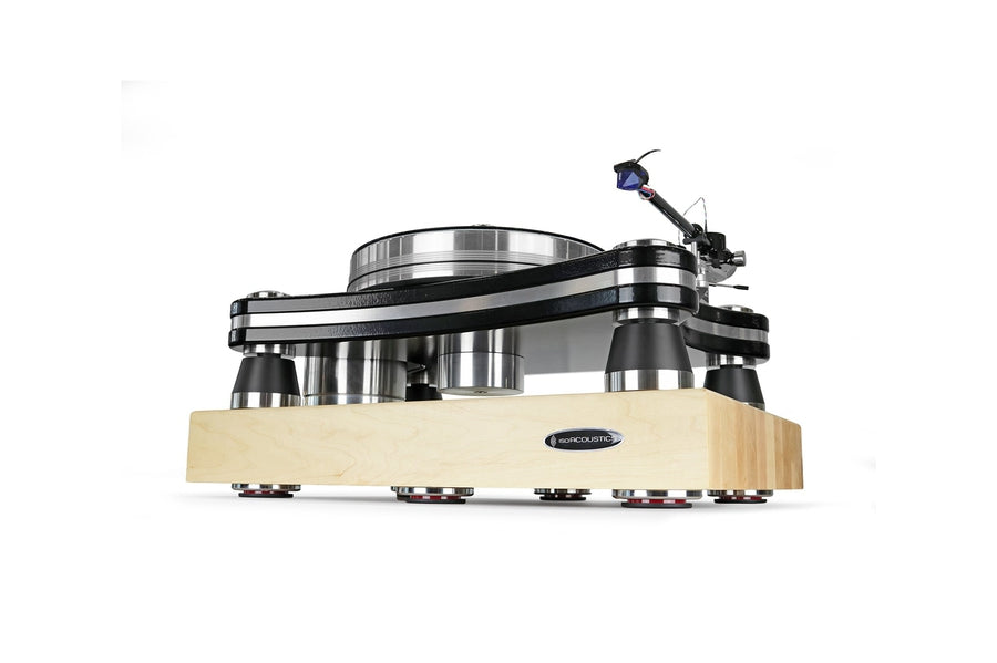 IsoAcoustics Delos 1815M1 - Maple Turntable & Component Isolation Platform at Audio Influence
