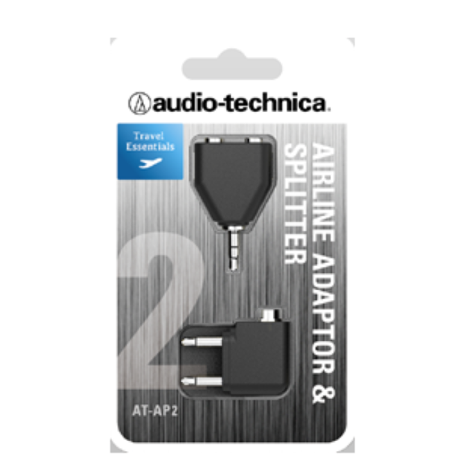 Audio-Technica AT-AP2 Airline Adaptor & 3.5mm Splitter Kit