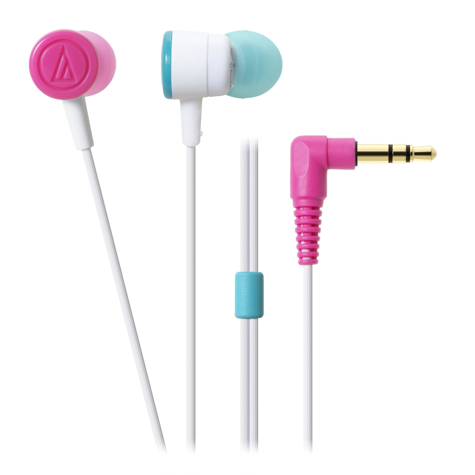 Audio-Technica ATH-CKL220 'DIP' in-ear headphones in neon colours