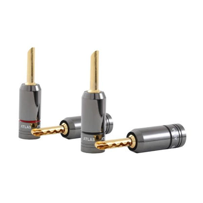 Atlas Screw-fit Z-plug 4 Pack Metal at Audio Influence