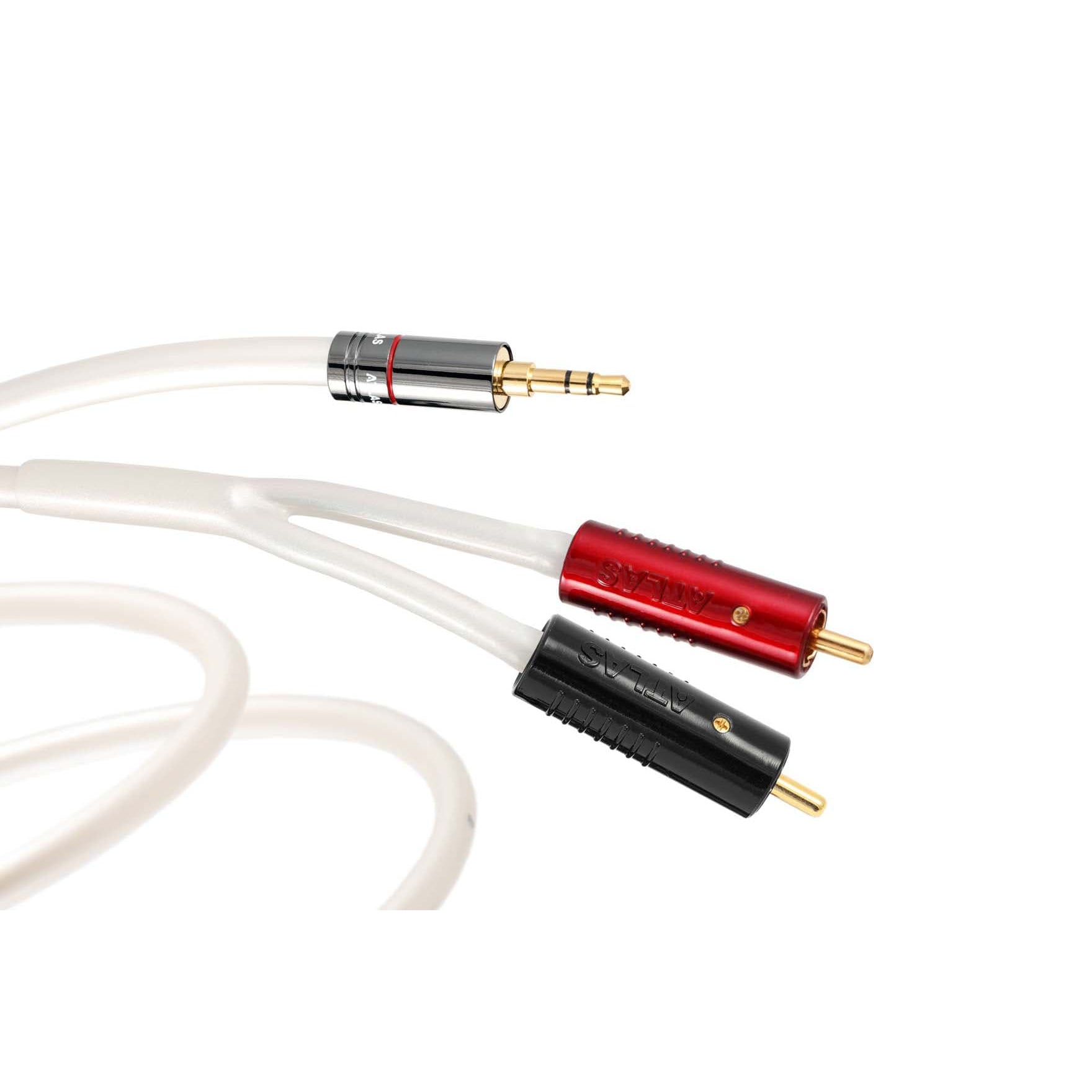 Atlas Equator Metik 3.5mm - Achromatic RCA 1:2 Cable at Audio Influence