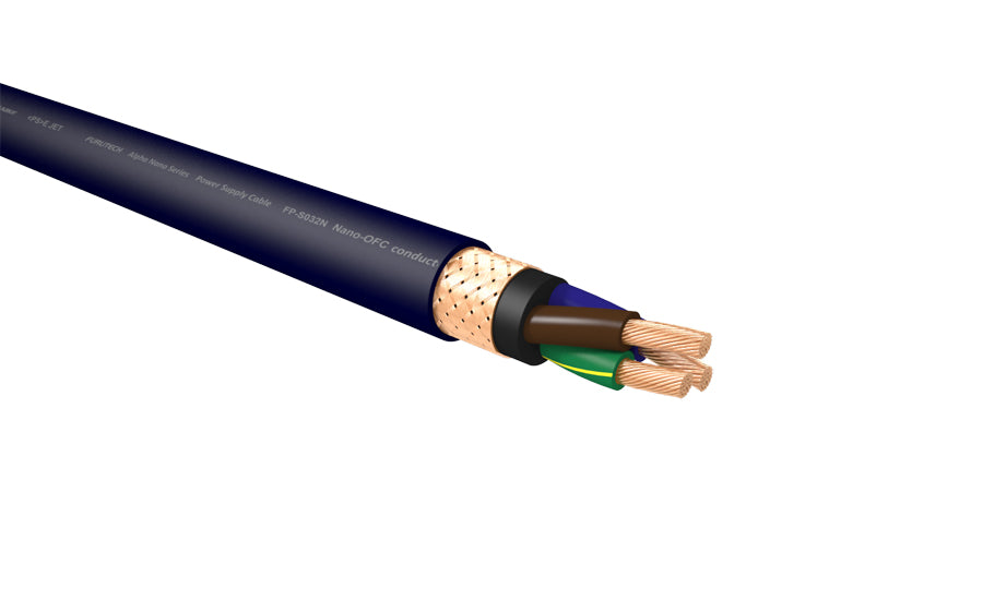 Furutech FP-S032N Alpha Nano-OFC Power Cable (12 AWG) - Per Metre