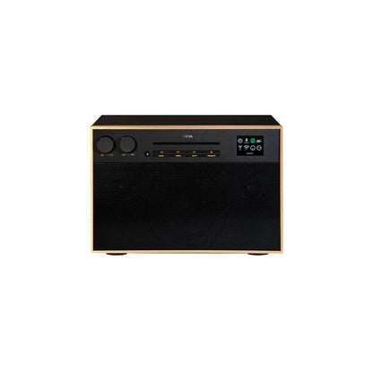 Geneva Decon M Hi-Fi Connected Speaker Black/Brass yes at Audio Influence