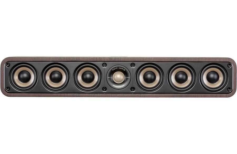 Polk Signature Elite Series ES35 Slim Center/LCR Speaker (Each) Walnut at Audio Influence