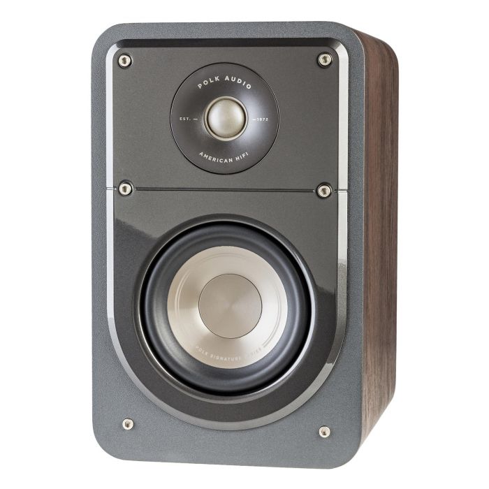 Polk Signature Elite Series ES15 Bookshelf Speakers (Pair) Walnut at Audio Influence