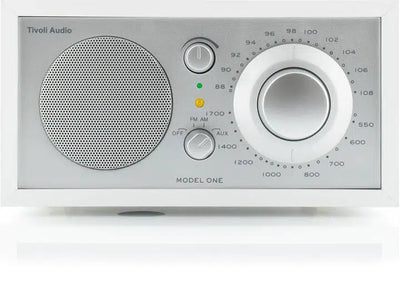 Tivoli Audio Model One AM / FM Table Radio-White/Silver-Audio Influence