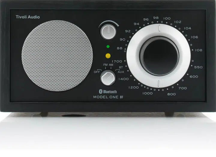 Tivoli Audio Model One BT - Table Radio Bluetooth® / AM / FM-Black/Black-Silver-Audio Influence