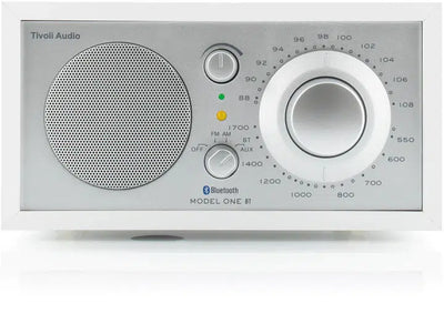 Tivoli Audio Model One BT - Table Radio Bluetooth® / AM / FM-White/Silver-Audio Influence