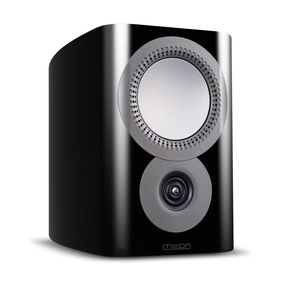 Mission ZX-1 2-Way Bookshelf Speakers-Gloss Black- at Audio Influence