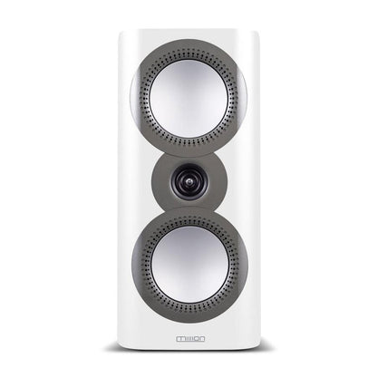 Mission ZX-2 2-Way Bookshelf Speakers-Gloss White- at Audio Influence