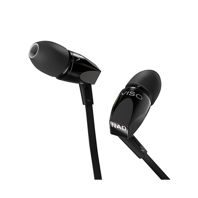 NAD VISO HP20 High Resolution In-Ear Headphones Black at Audio Influence