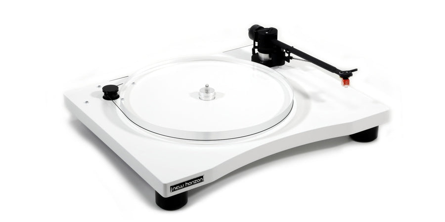 New Horizon 201 Turntable Matte White at Audio Influence