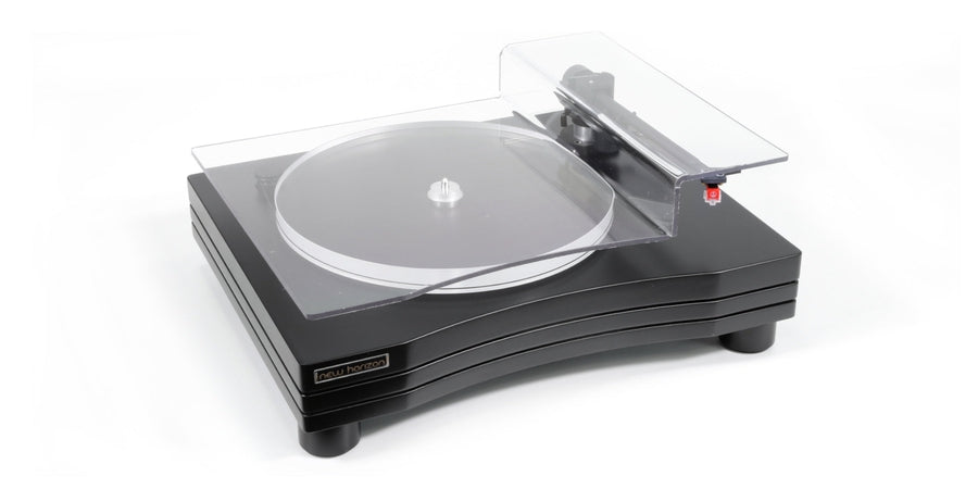 New Horizon 203 Manual turntable Matte Black at Audio Influence