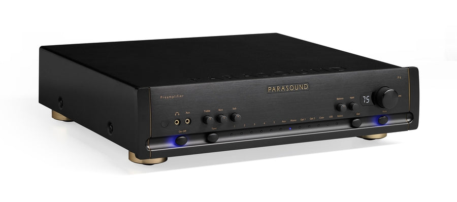Parasound Halo P6 Channel Preamplifier & DAC Black at Audio Influence