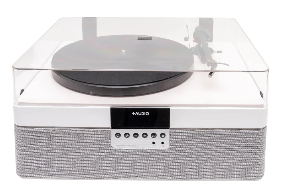 Plus Audio The+Record Player Special Edition - White-White-Audio Influence