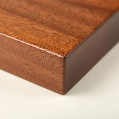 Hi Fi Racks - Podium Slimline XS per tier-Mahogany-Satin-Silver-Audio Influence