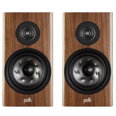 Polk Reserve Series R100 Bookshelf Speakers (Pair) Walnut at Audio Influence