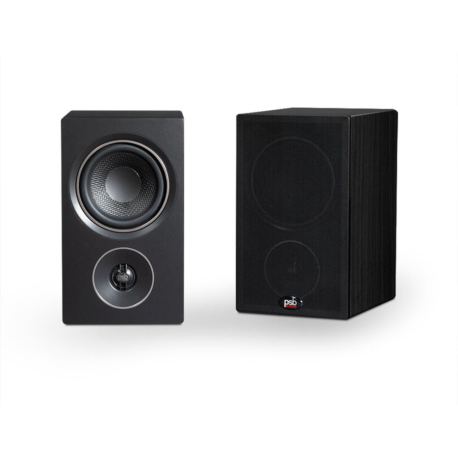 PSB Alpha P3 - Compact Bookshelf Loudspeaker Black Ash at Audio Influence