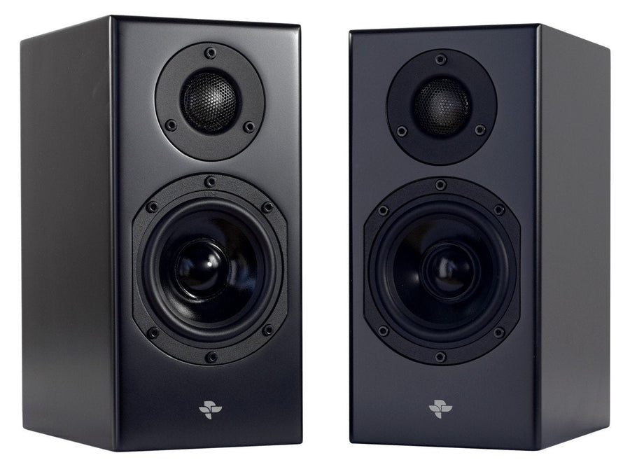 Totem - KIN Monitor - Bookshelf Speakers Black at Audio Influence