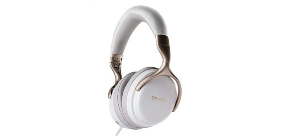 Denon AHGC-30 Wireless Premium Headphones-White-Audio Influence