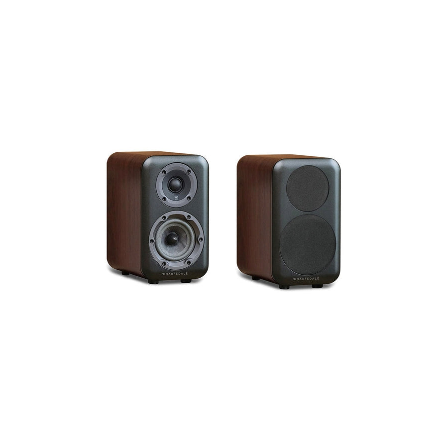 Wharfedale D310 Compact Bookshelf Speakers Walnut at Audio Influence