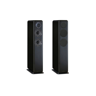 Wharfedale D330 Stereo Floorstanding Speakers Blackwood at Audio Influence