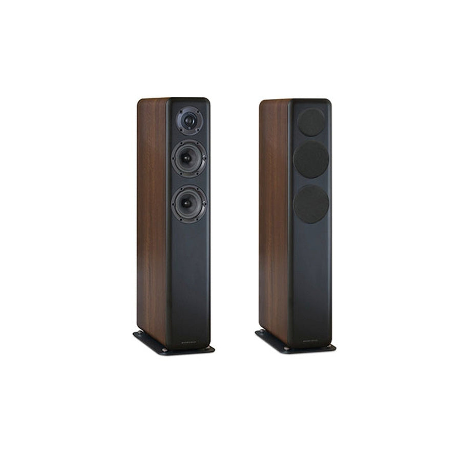 Wharfedale D330 Stereo Floorstanding Speakers Walnut at Audio Influence