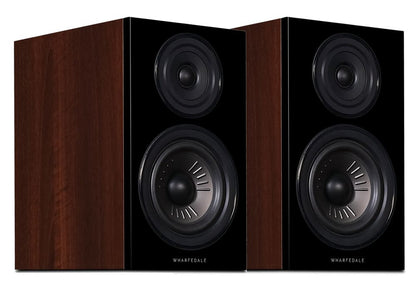 Wharfedale Diamond 12.2 - 2-Way Bookshelf Speaker Walnut at Audio Influence