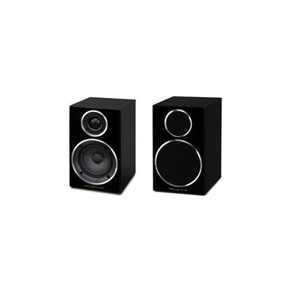 Wharfedale Diamond 220 Compact Bookshelf Speakers Blackwood at Audio Influence