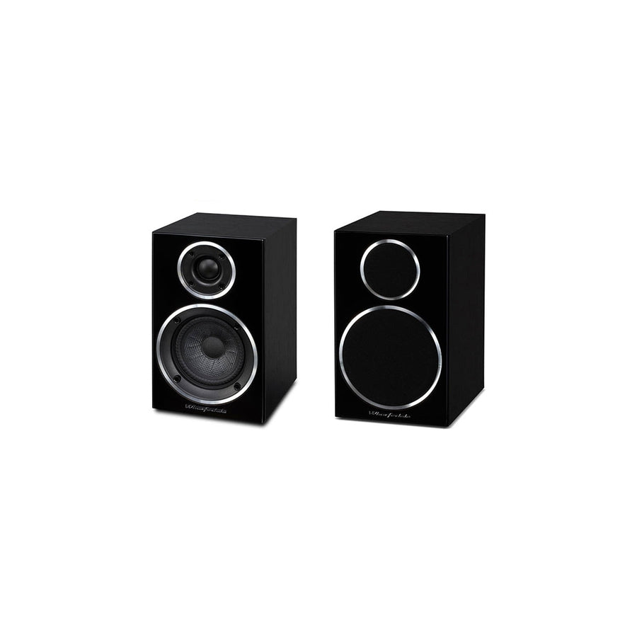 Wharfedale Diamond 220 Compact Bookshelf Speakers Blackwood at Audio Influence