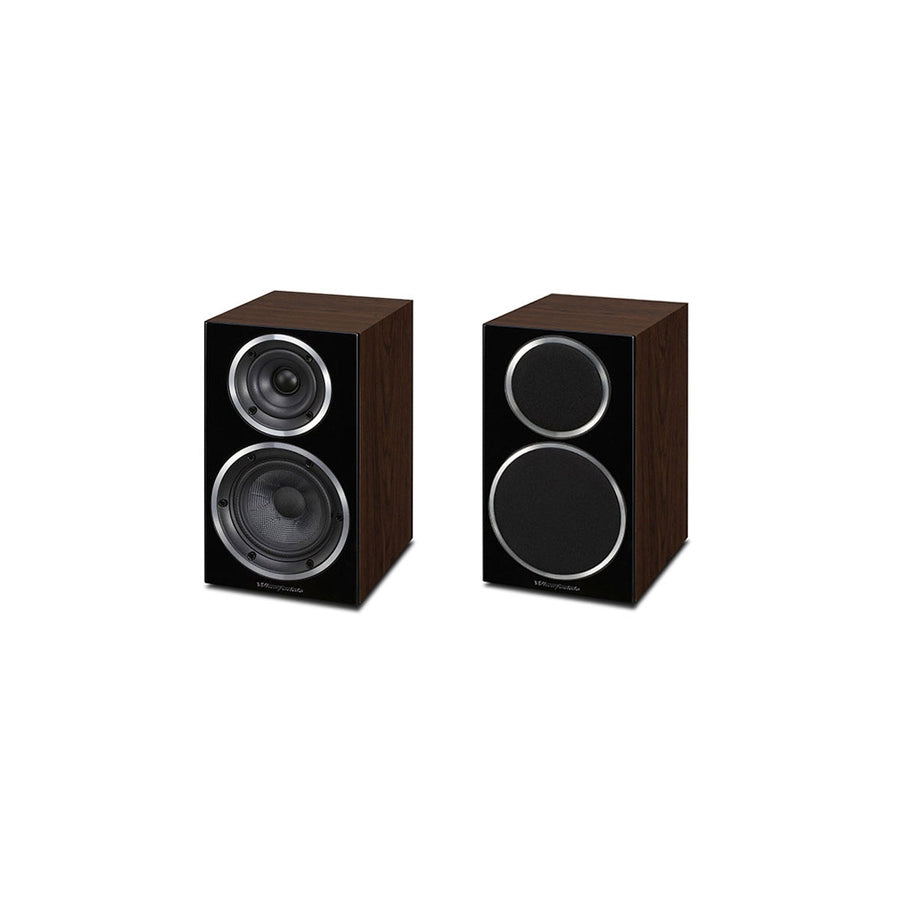 Wharfedale Diamond 225 Bookshelf Stereo Speakers Walnut at Audio Influence