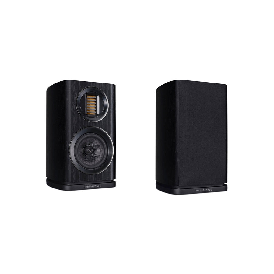 Wharfedale Evo 4.1 Bookshelf Stereo Speakers Black at Audio Influence
