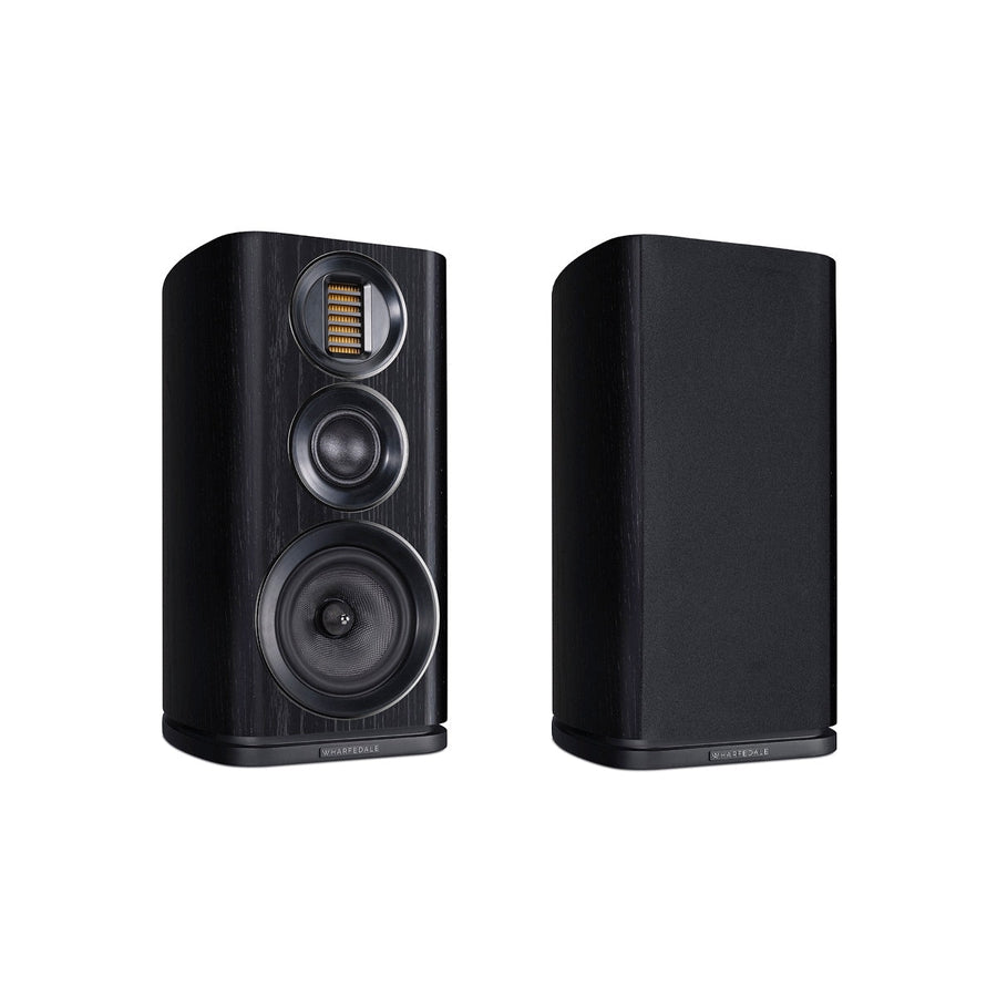 Wharfedale Evo 4.2 Bookshelf Stereo Speakers Black at Audio Influence