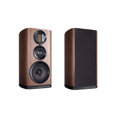 Wharfedale Evo 4.2 Bookshelf Stereo Speakers Walnut at Audio Influence