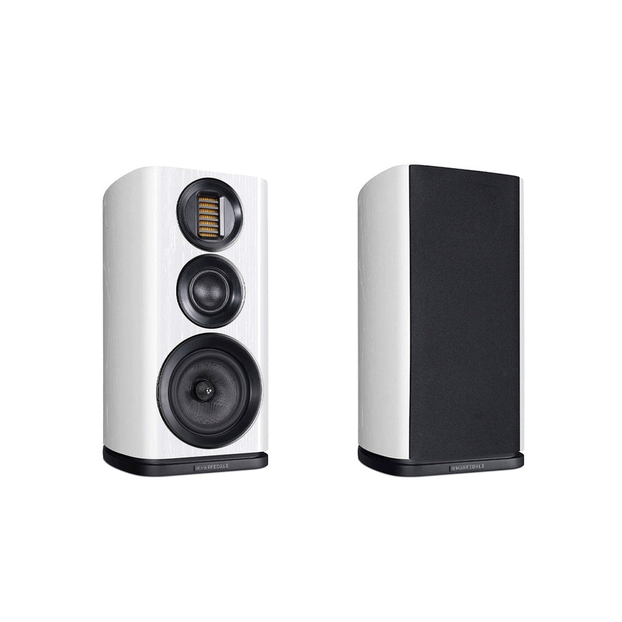Wharfedale Evo 4.2 Bookshelf Stereo Speakers White Oak at Audio Influence