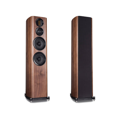 Wharfedale Evo 4.4 Floorstanding Stereo Speakers Walnut at Audio Influence