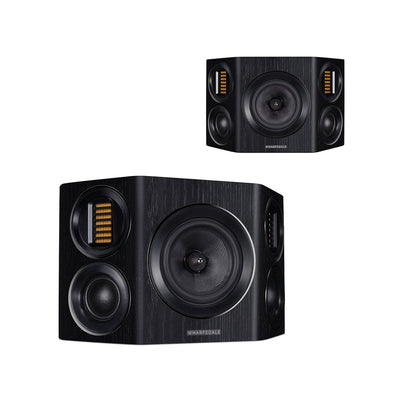 Wharfedale Evo 4.S Surround Speakers Black at Audio Influence